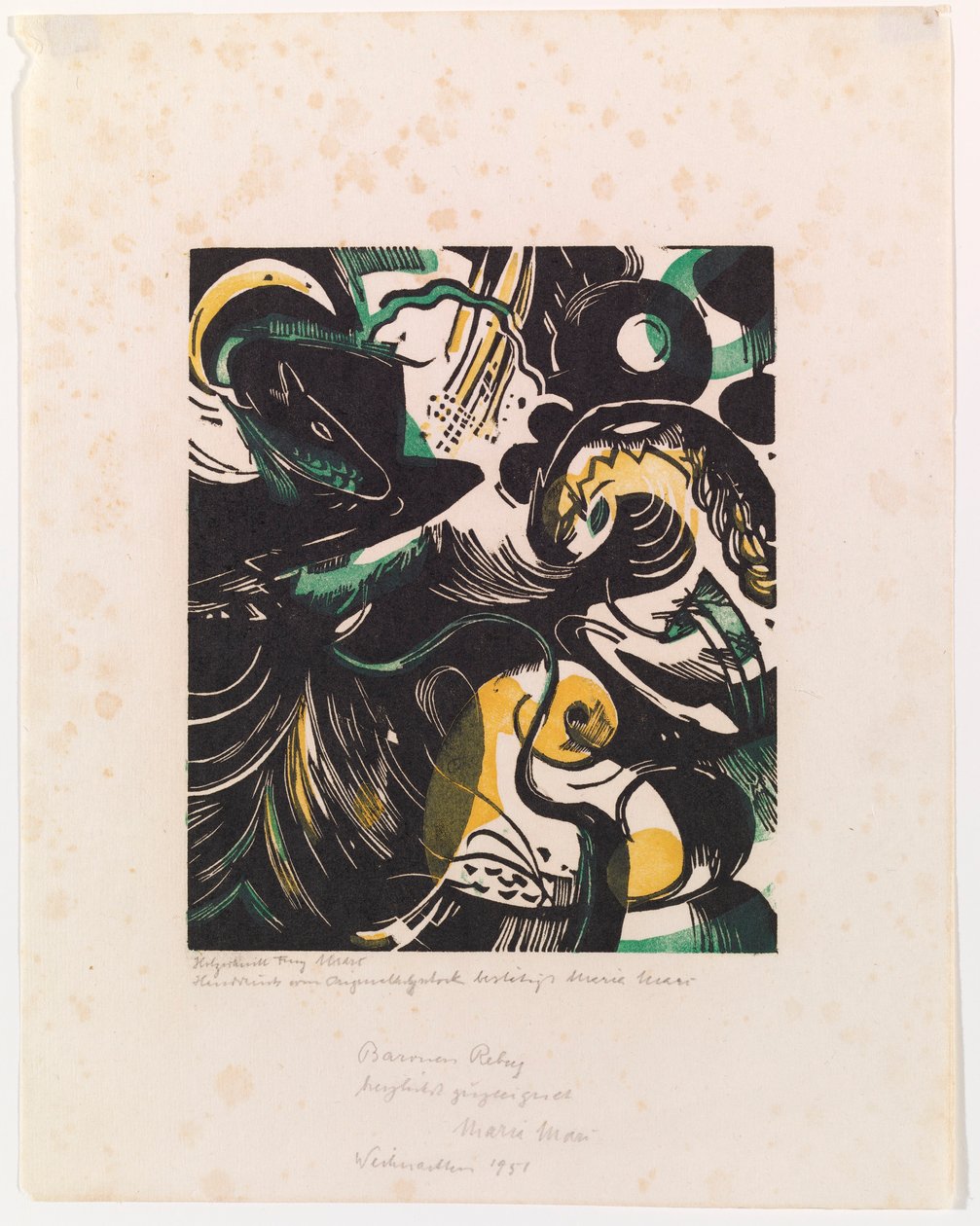 Genesis II av Franz Marc