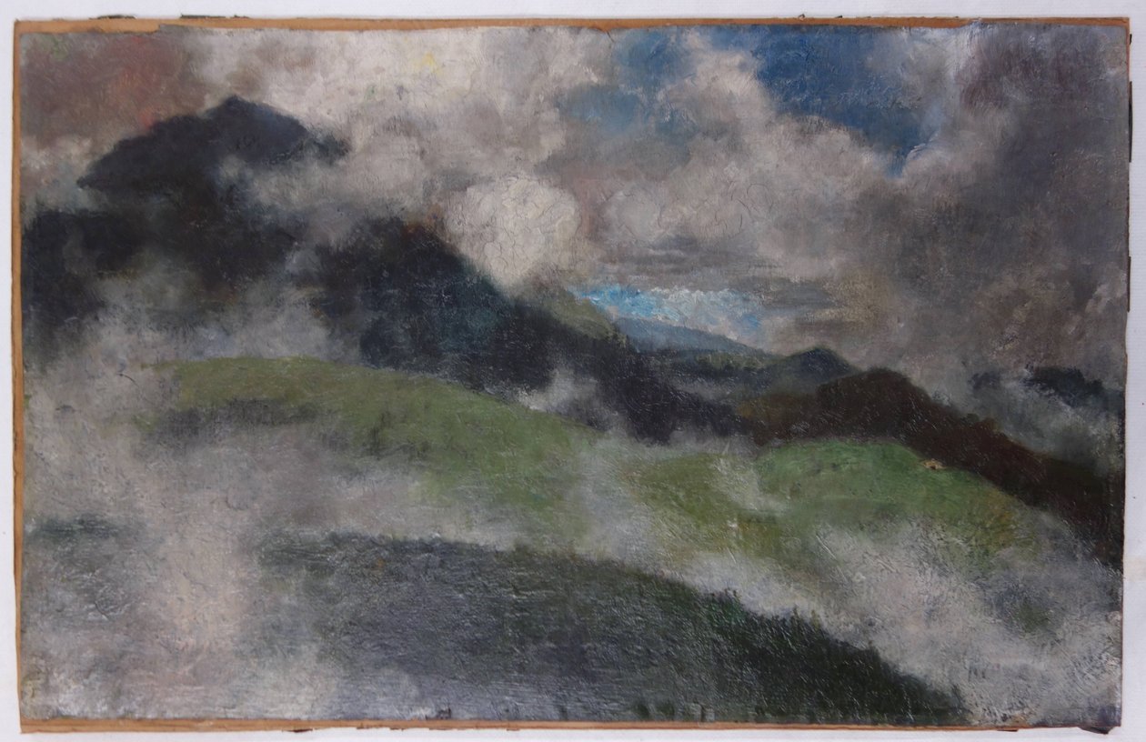 Stigande dimma av Franz Marc