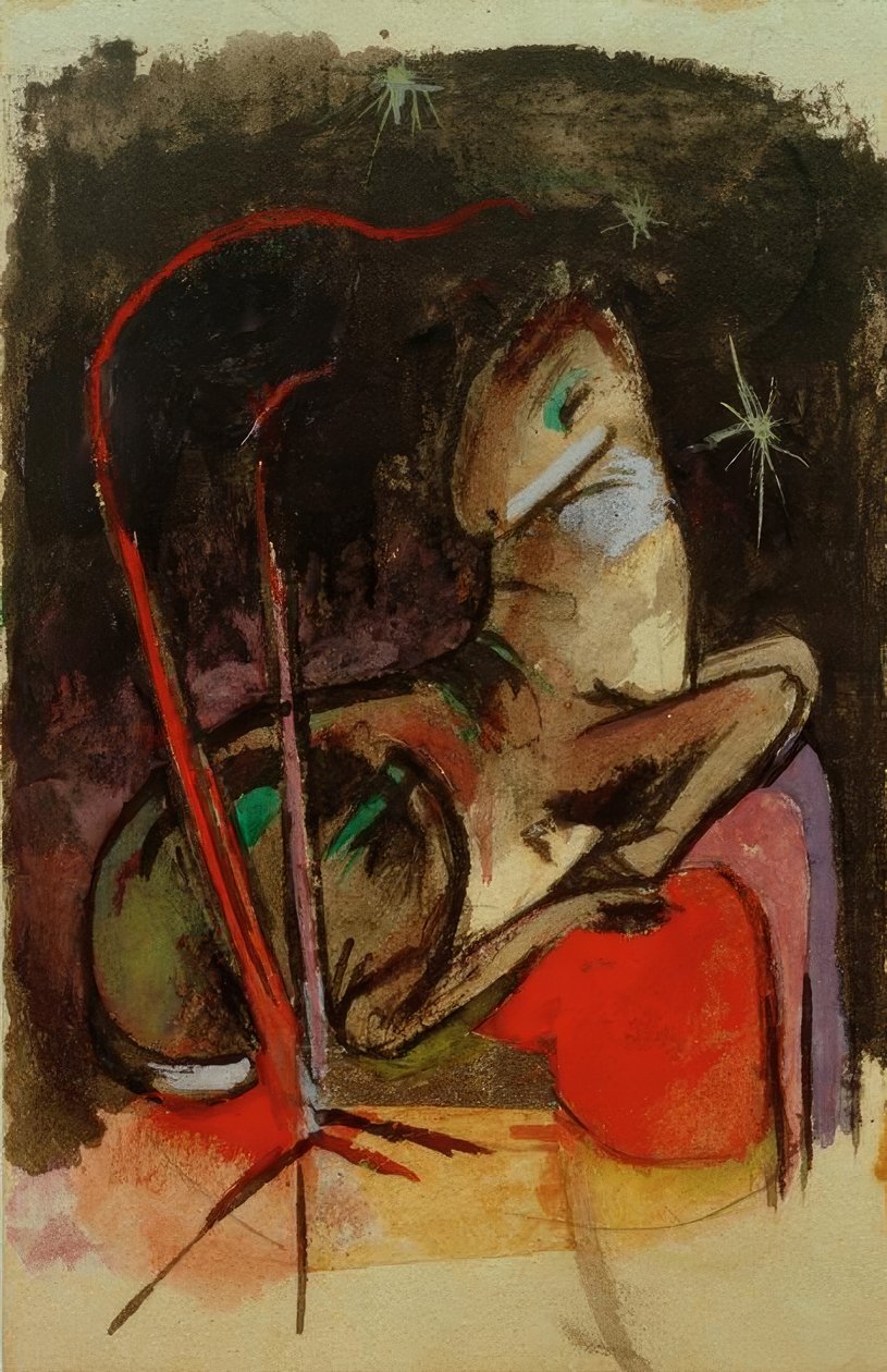 Vilande djur av Franz Marc