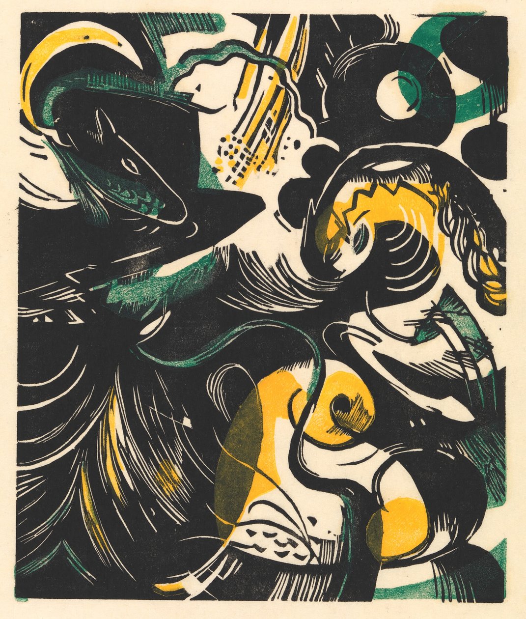 Skapelseberättelse II av Franz Marc