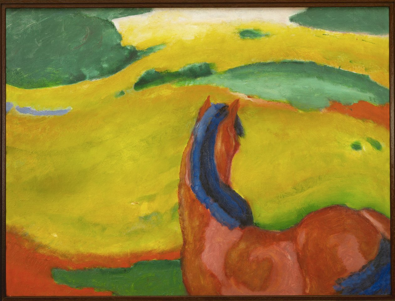 Small Composition III (olja på duk) av Franz Marc