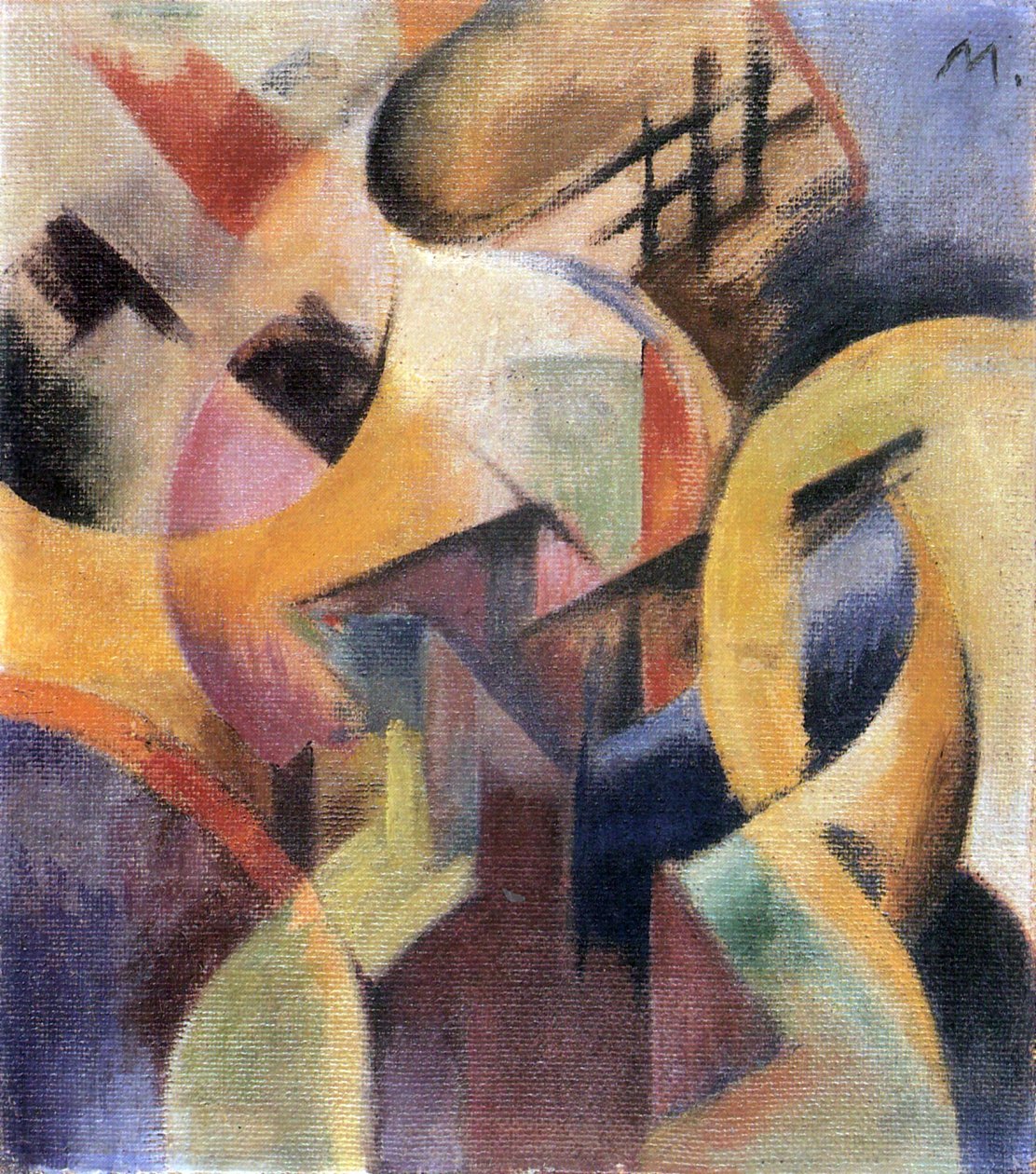 Liten komposition I av Franz Marc