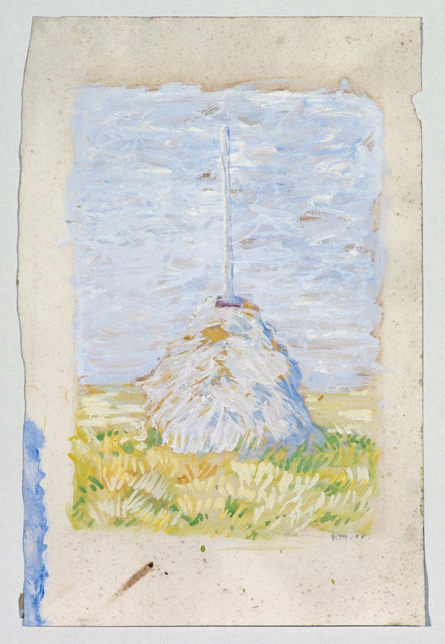 Liten vassrugge nära Brunnenbach av Franz Marc