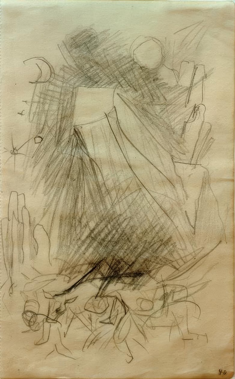 Fallande berg av Franz Marc