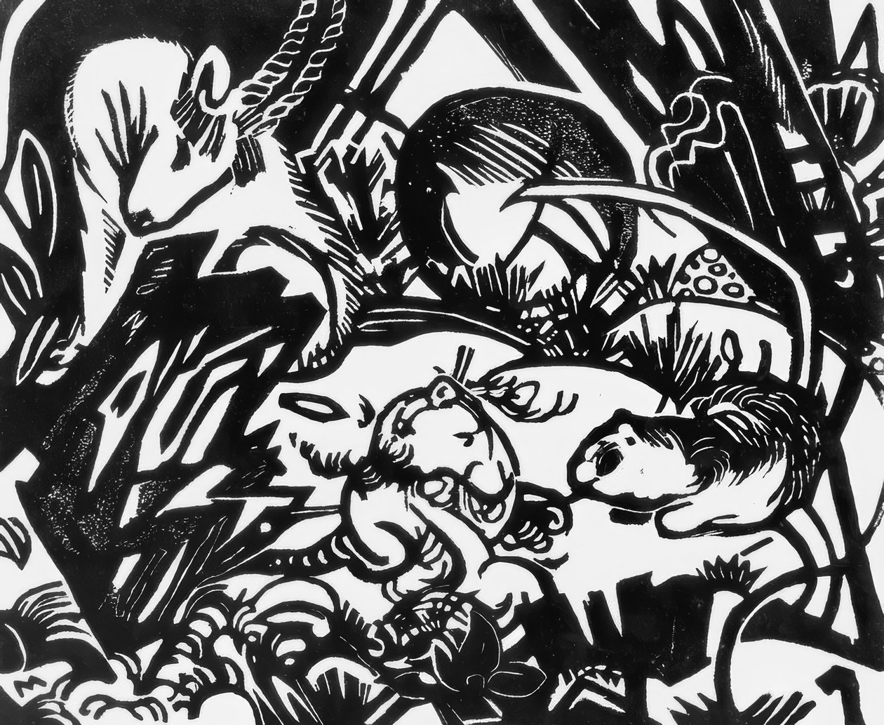 Djurlegend av Franz Marc