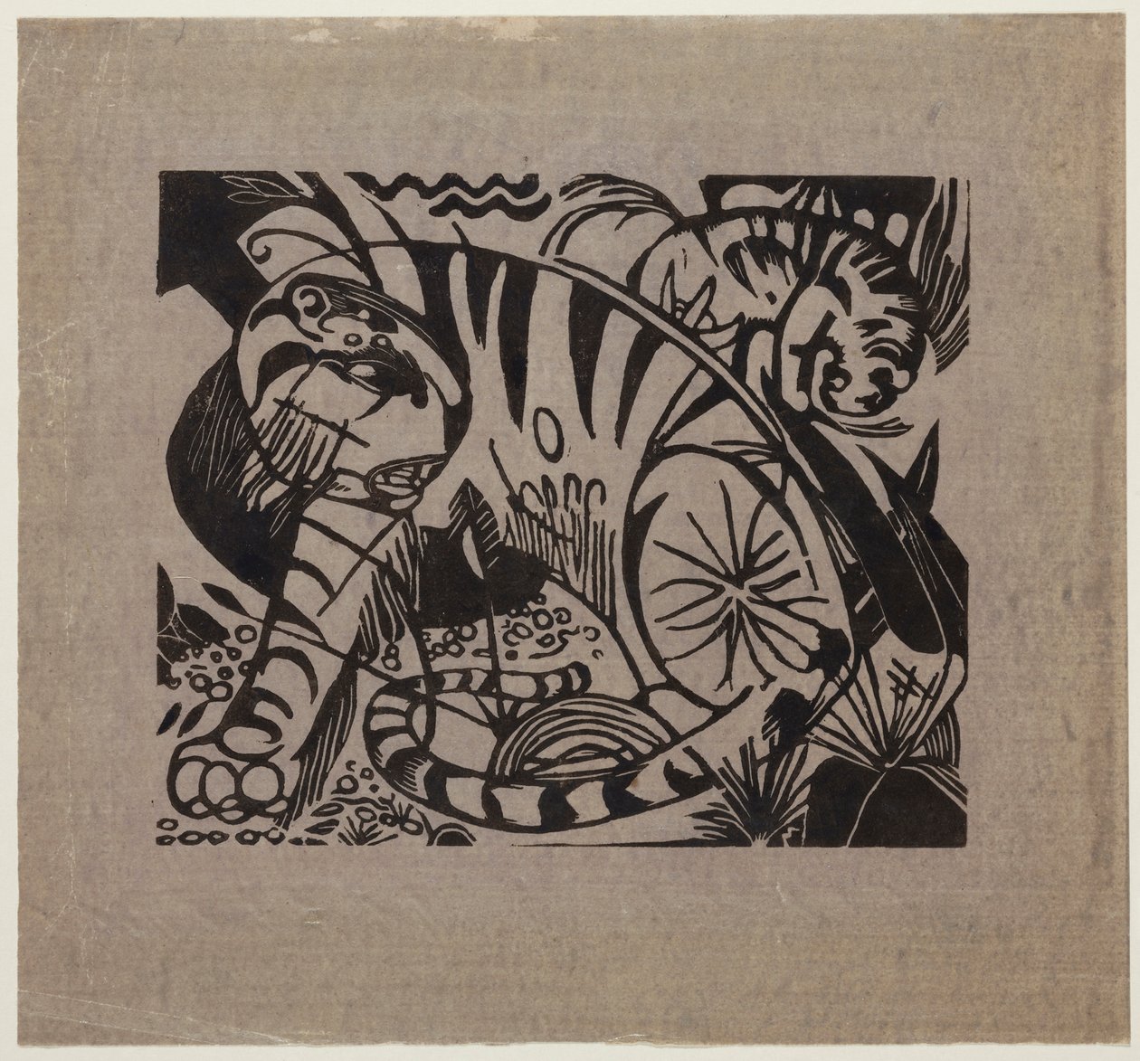 Tigrar av Franz Marc