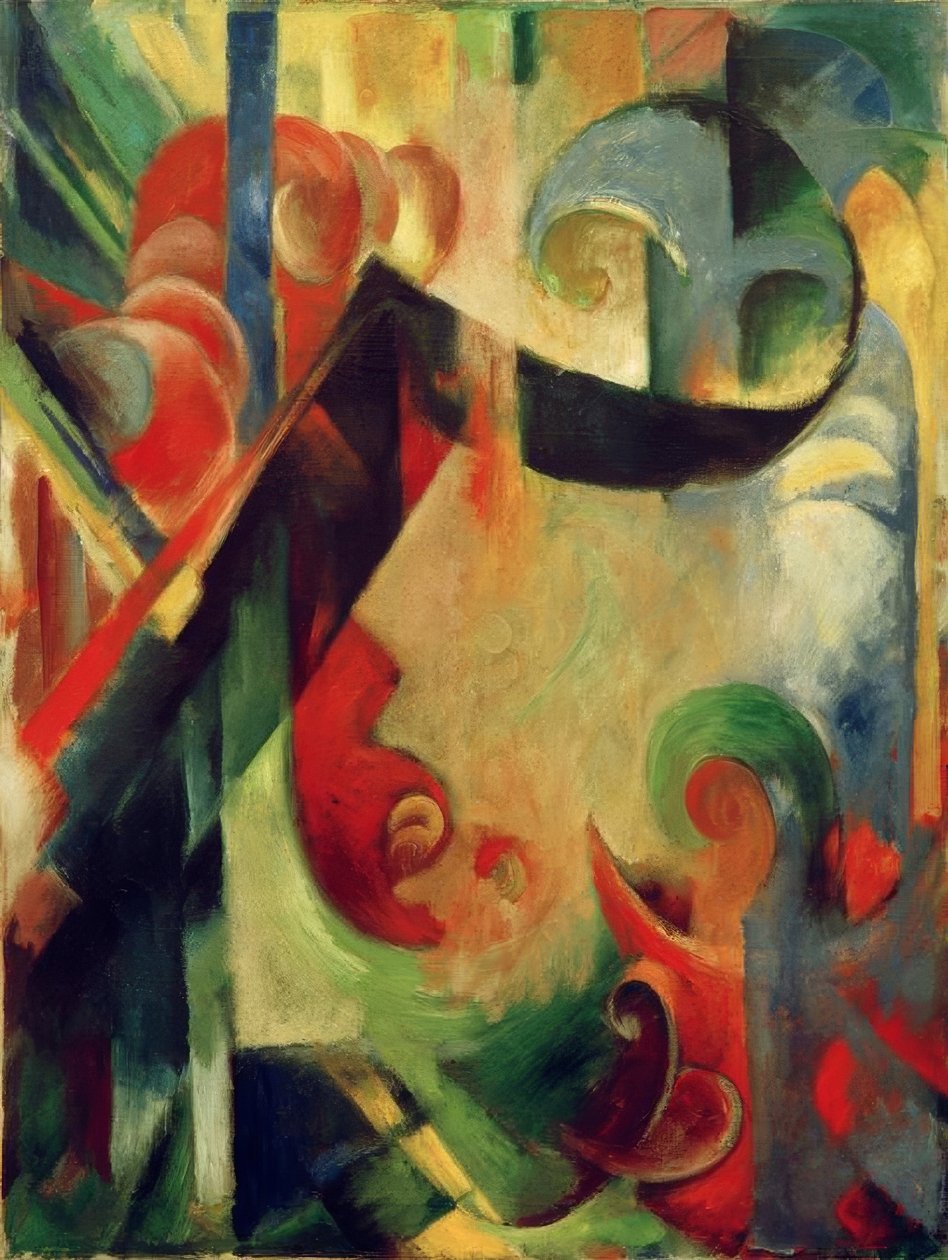 Trasiga former av Franz Marc