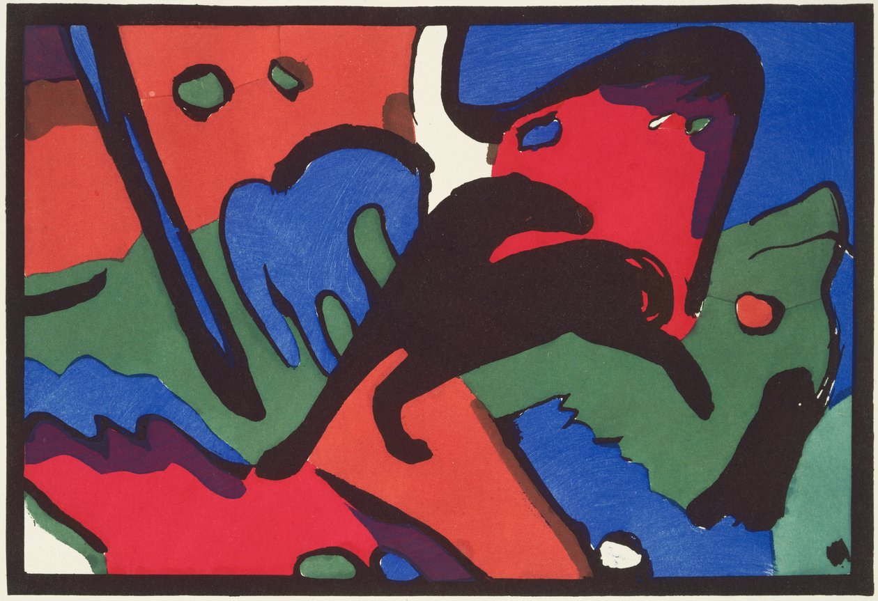 Den blå ryttaren av Franz Marc and Wassily Kandinsky