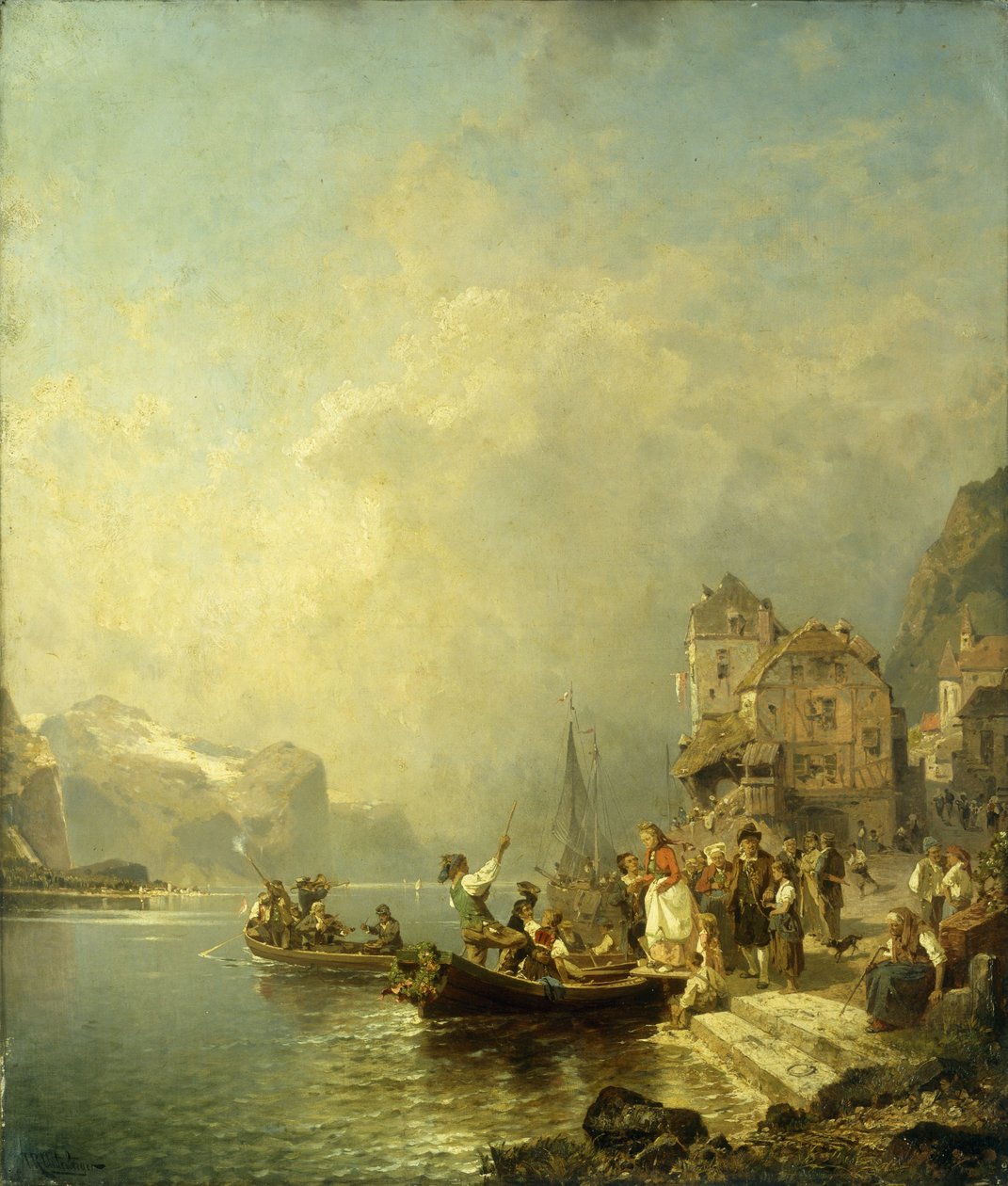 Avskedsfesten, av Franz Richard Unterberger