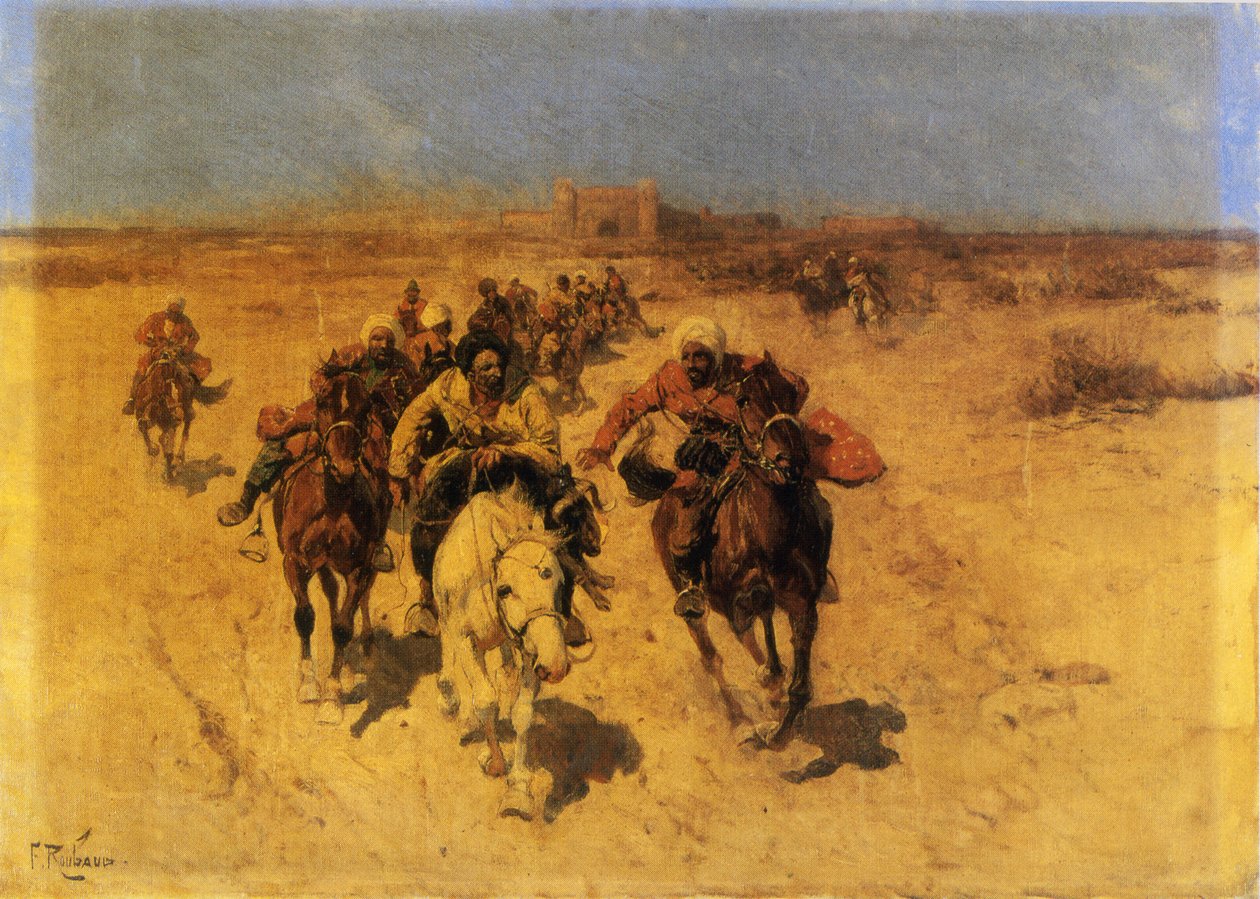 Araber till häst av Franz Roubard