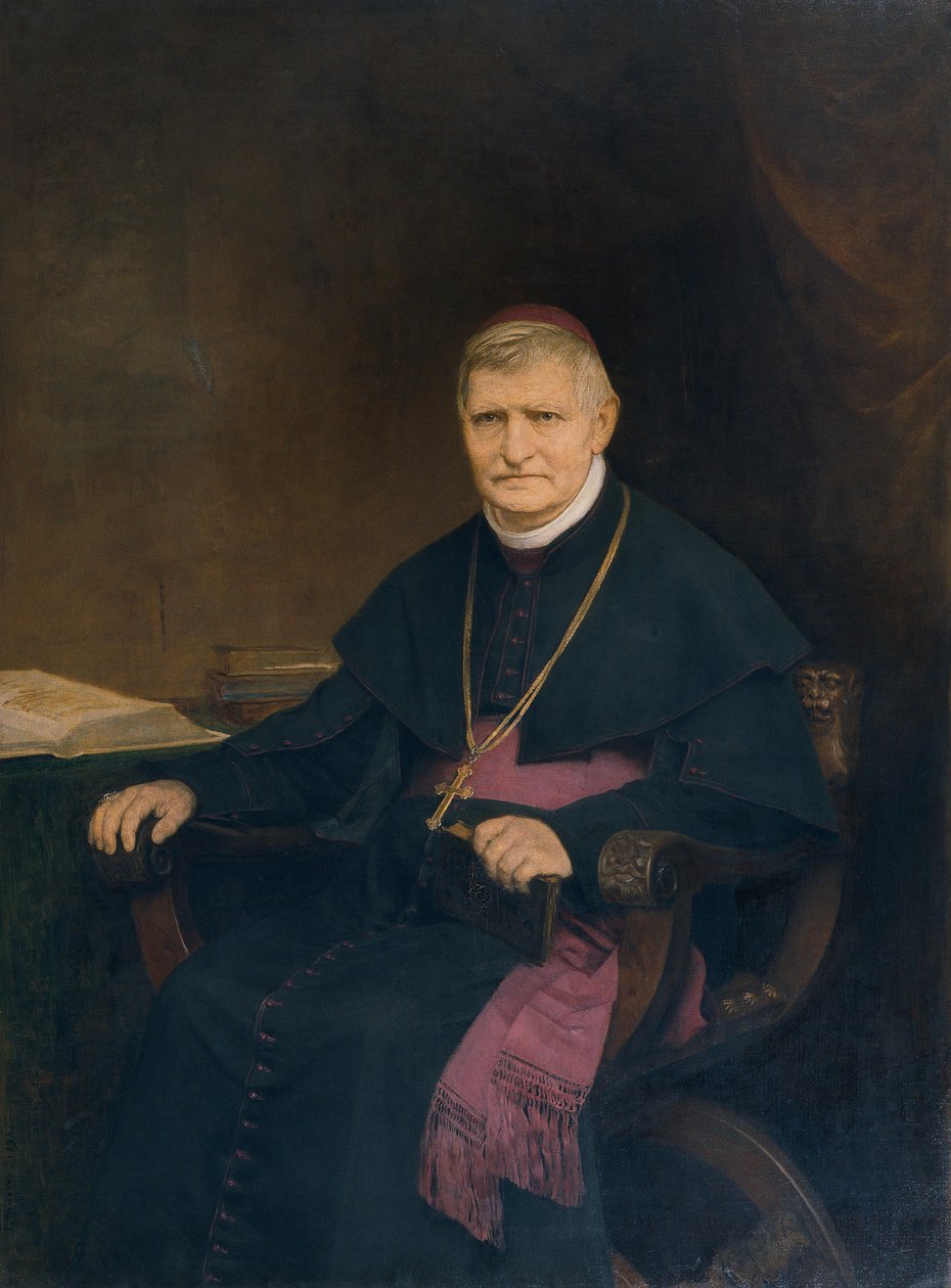 Kardinal Johann Rudolf Kutschker av Franz Rumpler