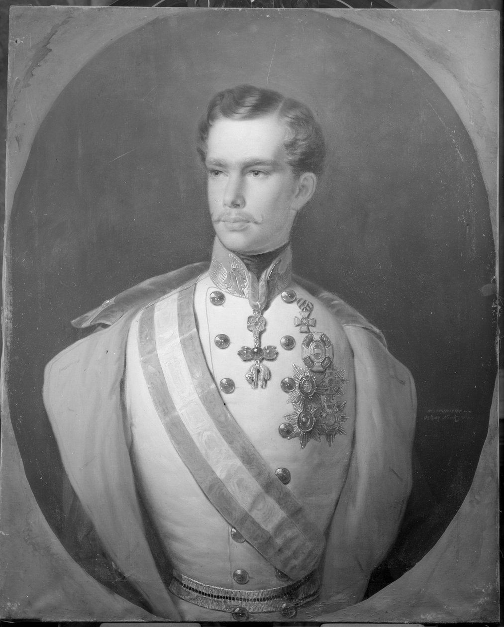Kejsare av Österrike Franz Joseph I av Franz Schrotzberg