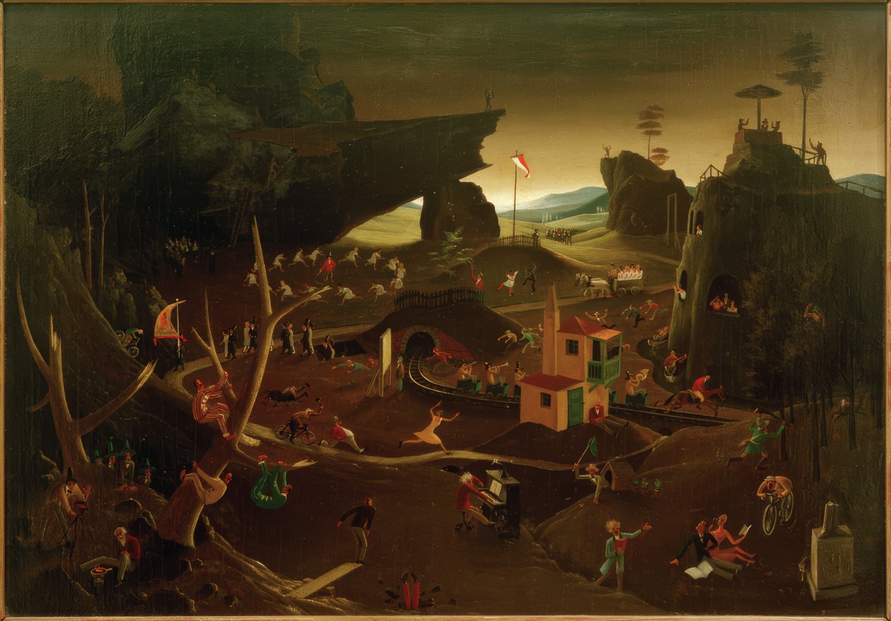 F.Sedlacek, landskap av Franz Sedlacek