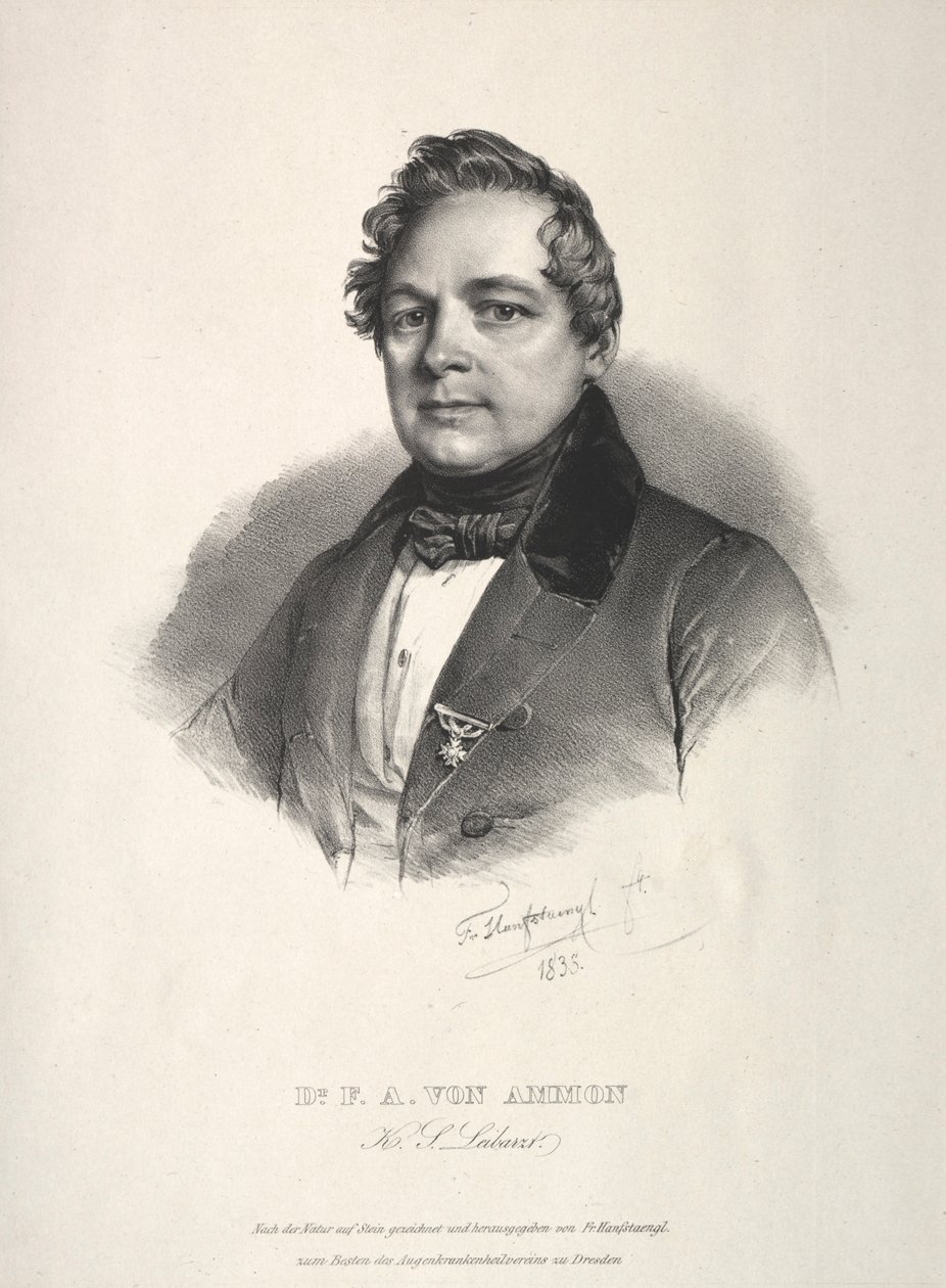dr Fredrik Augustus av Ammon, 1838. av Franz Seraph Hanfstaengl