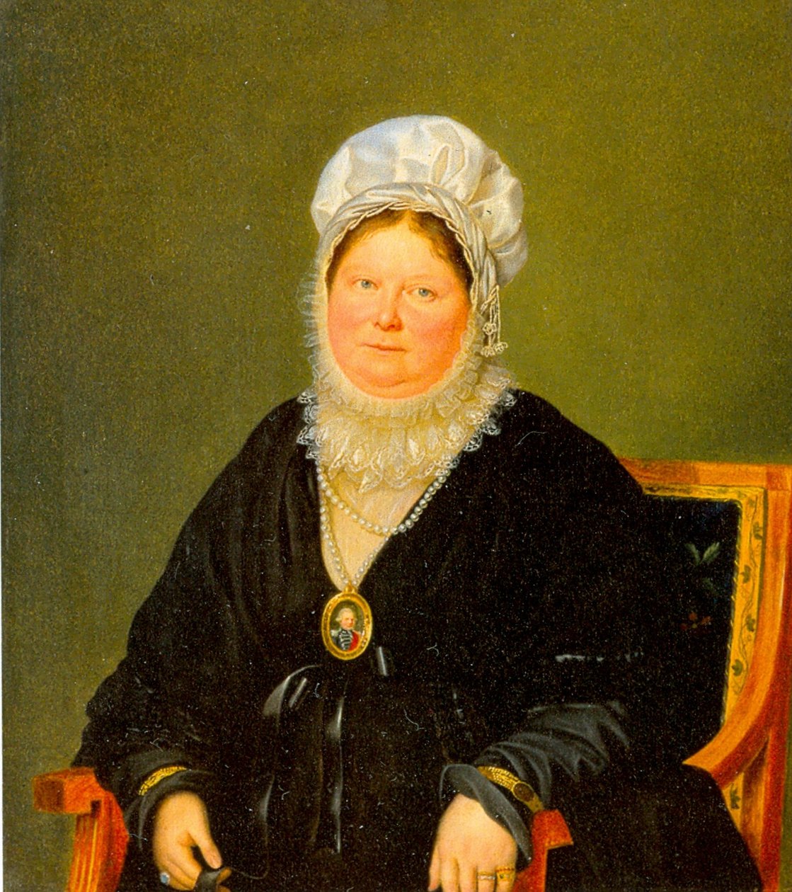 Franz S Stirnbrand - Drottning Charlotte Mathilde (1827, KGdHW199) av Franz Seraph Stirnbrand