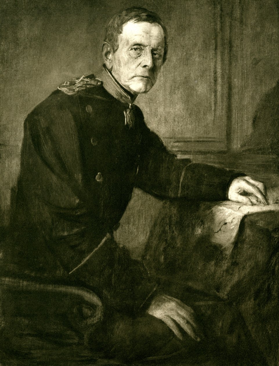 Helmuth von Moltke den äldre av Franz Seraph von Lenbach
