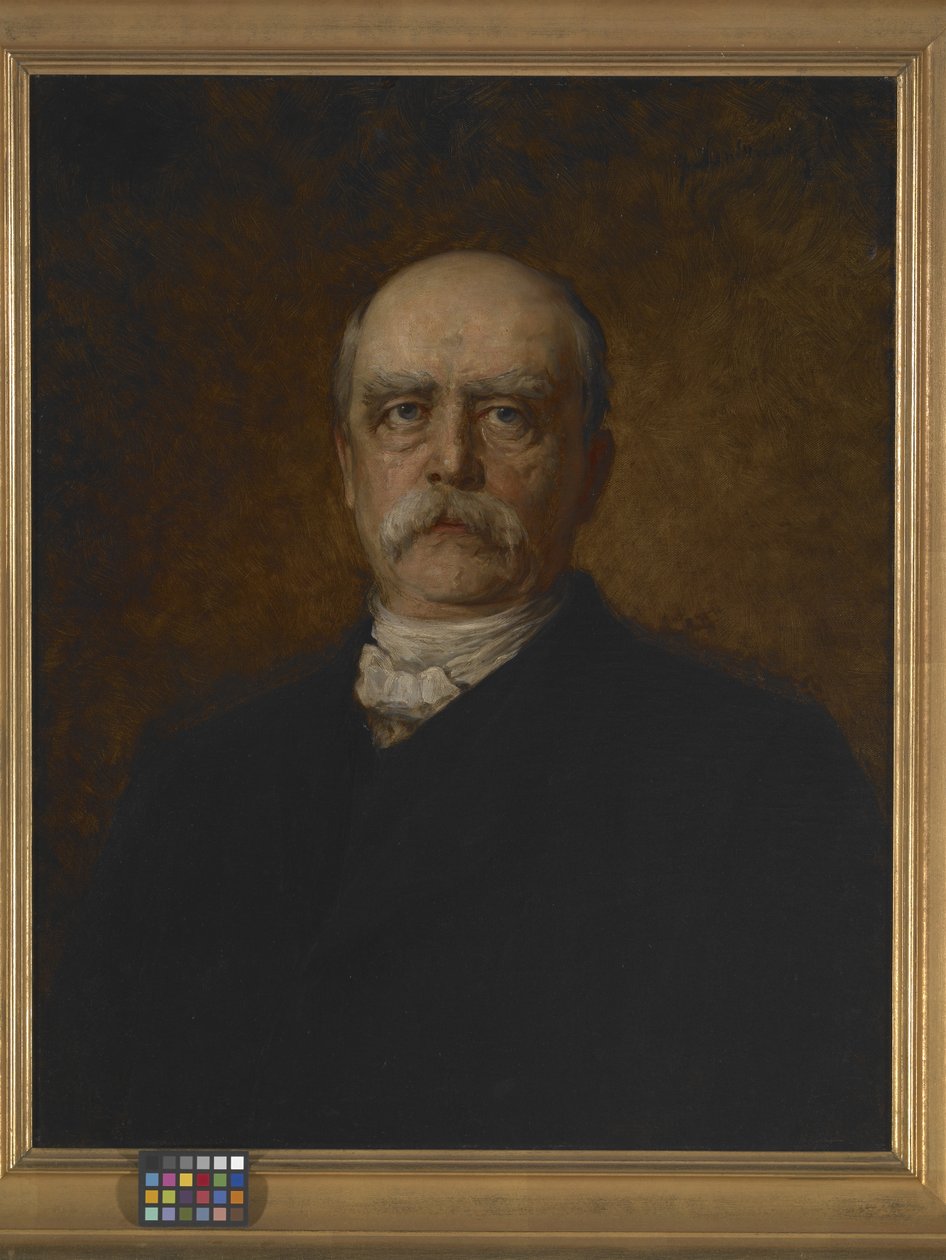 Porträtt av Otto Eduard Leopold Von Bismarck (olja på duk) av Franz Seraph von Lenbach