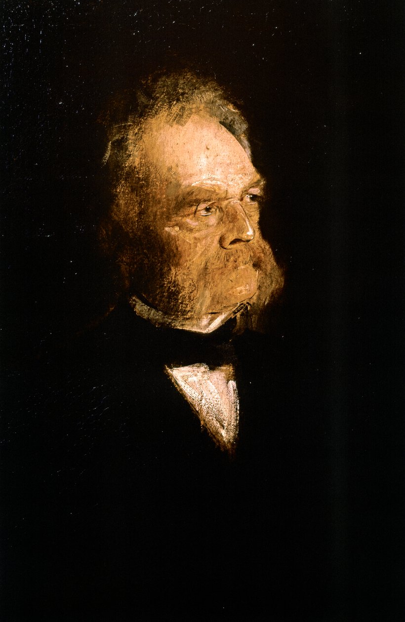 Porträtt av Carl Wilhelm Siemens (olja på duk) av Franz Seraph von Lenbach