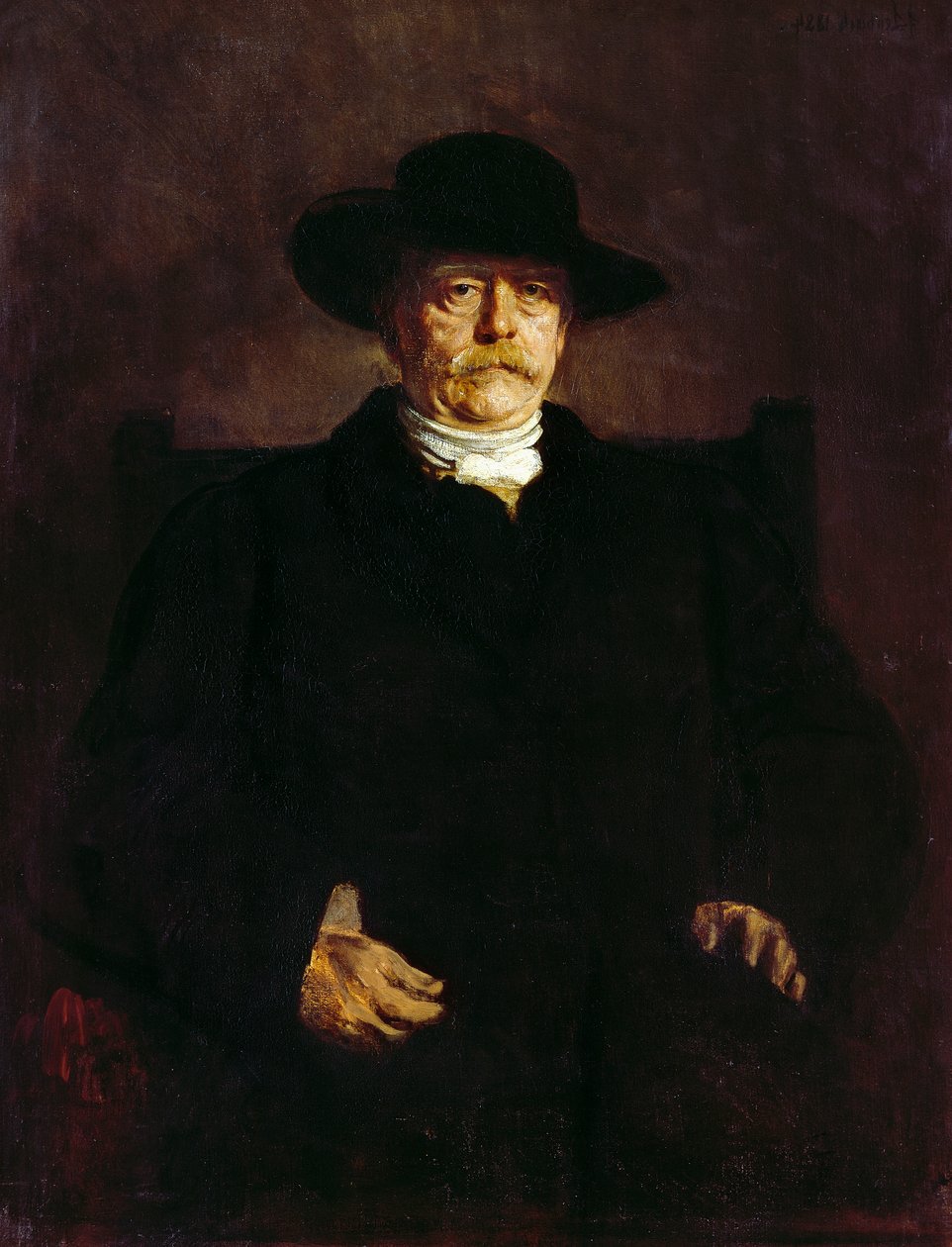 Porträtt av prins Otto von Bismarck (Schonhausen av Franz Seraph von Lenbach