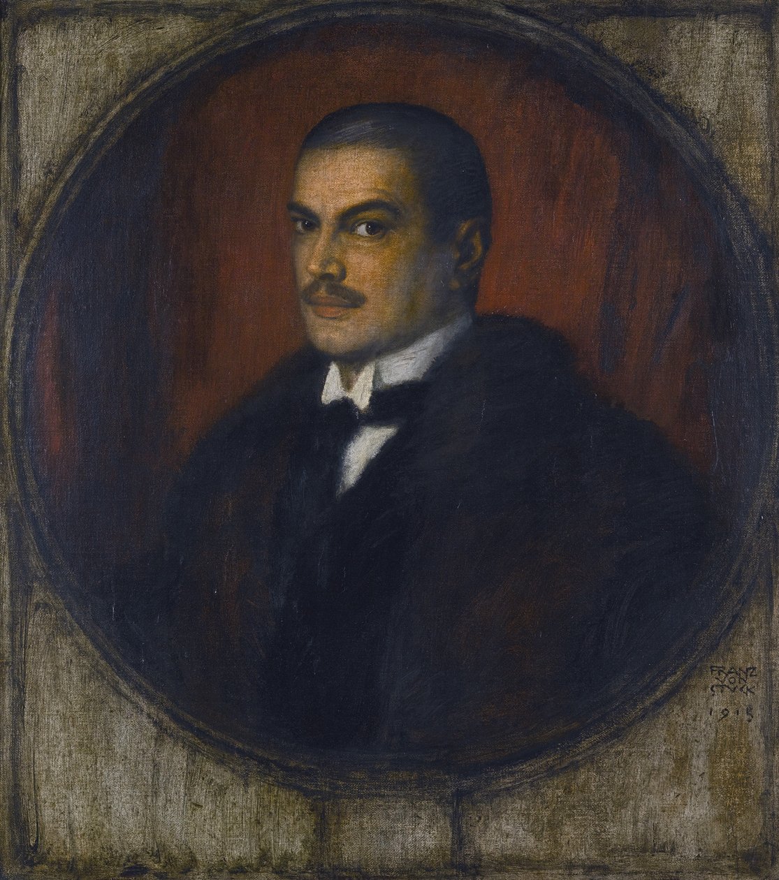 Självporträtt, 1915 av Franz Stuck Ritter von