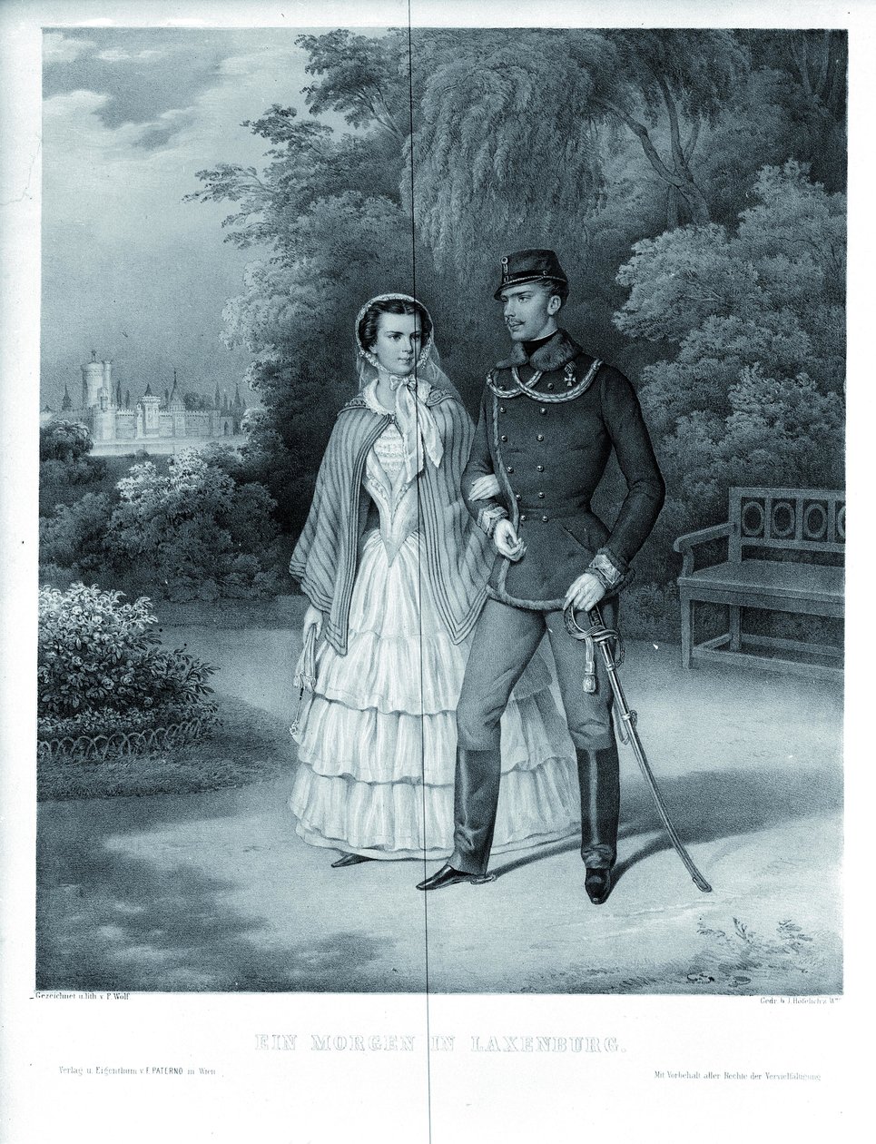 Kejsare av Österrike Franz Joseph I av Franz Wolf