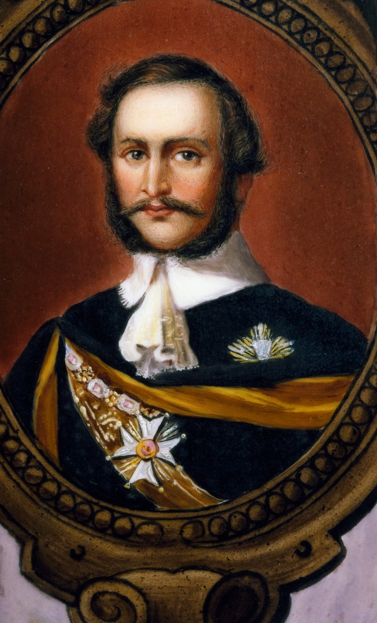 Porträtt av Maximilian II av Bayern av Franz Xaver Thallmaier