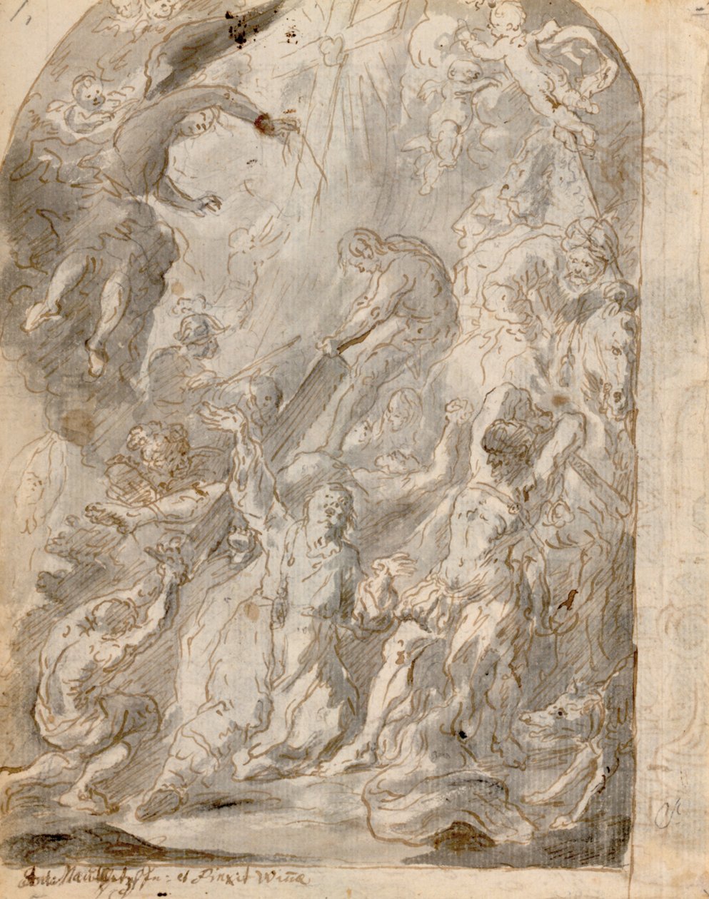 Sankt Judas Thaddeus martyrskap av Franz Xaver Wagenschon