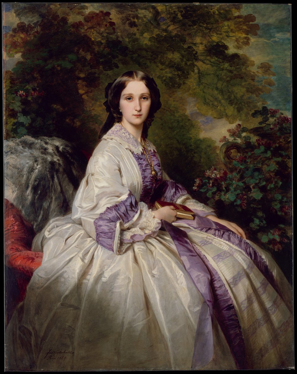 Grevinnan Alexander Nikolajevitj Lamsdorff (Maria Ivanovna Beck, 1835–1866) av Franz Xaver Winterhalter