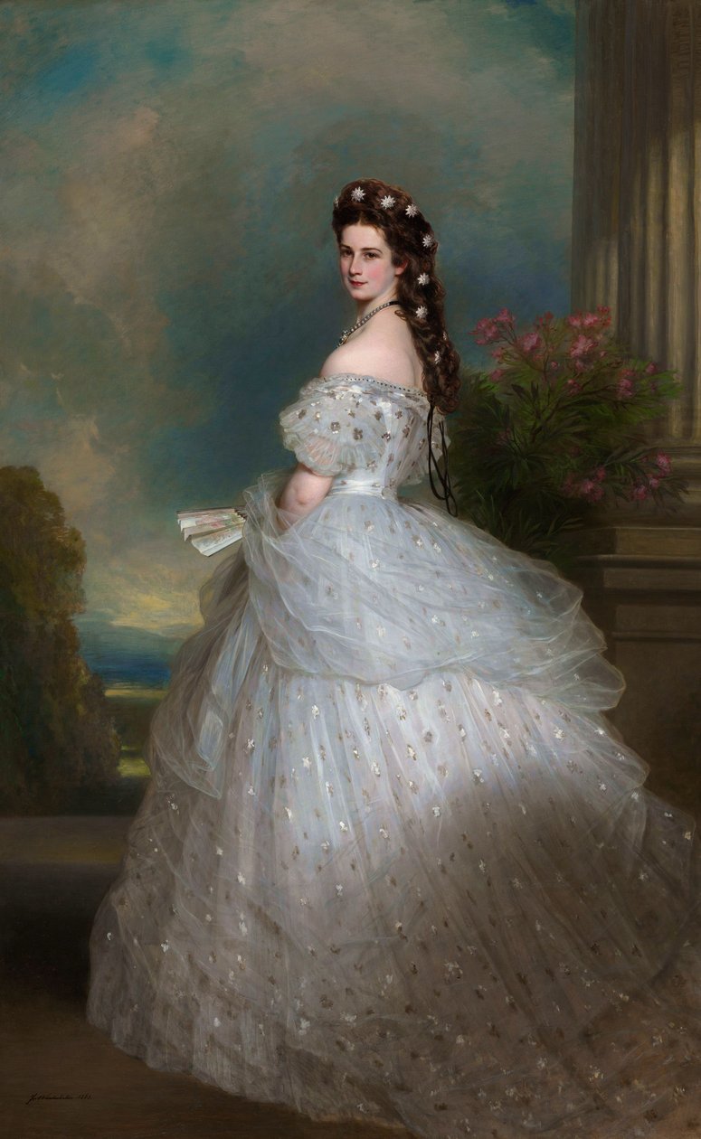 Elizabeth (1837-98), kejsarinna av Österrike av Franz Xaver Winterhalter