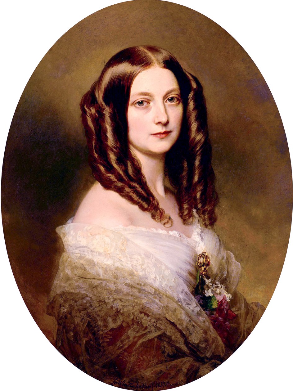 Markioninnan av Las Marismas av Franz Xaver Winterhalter