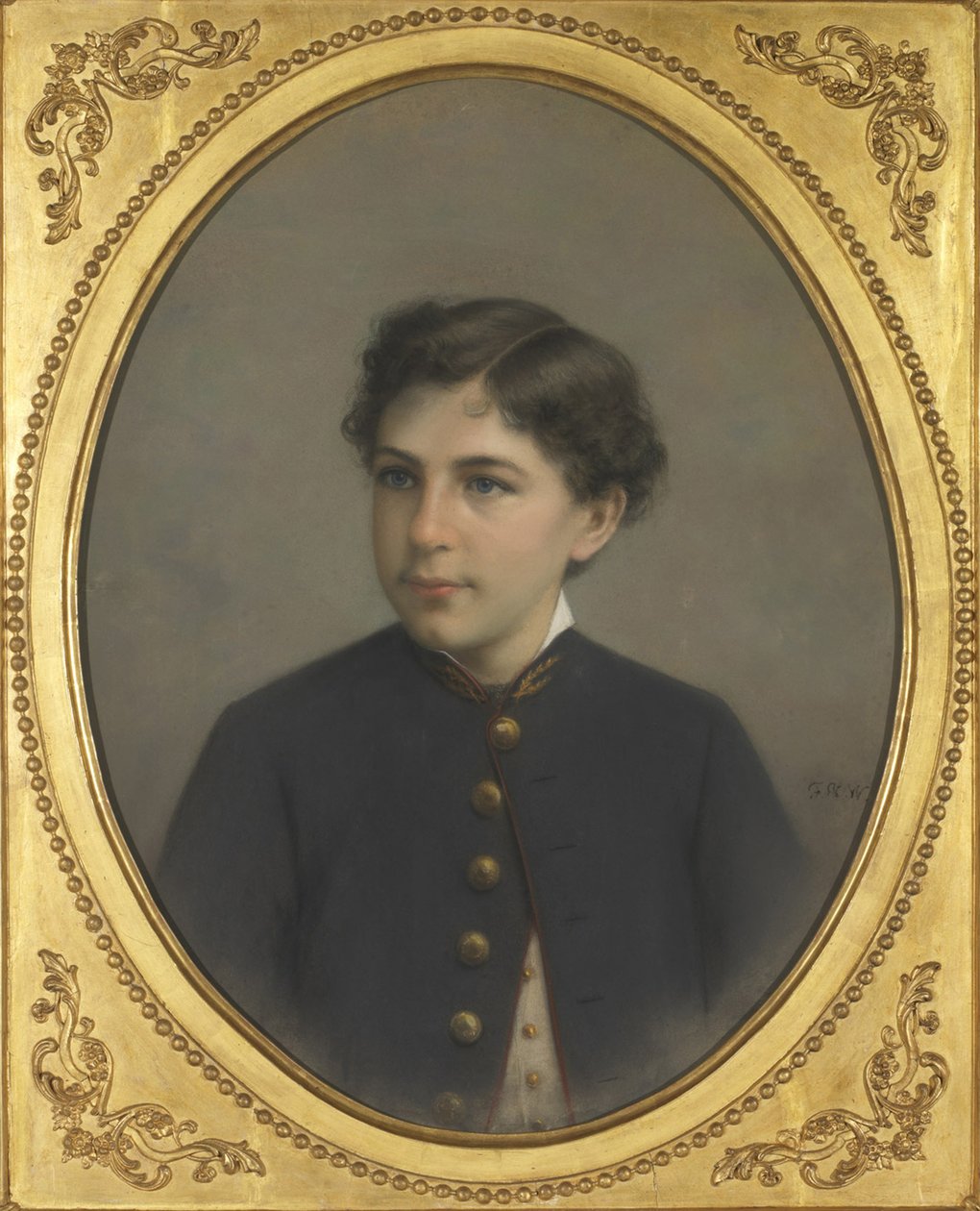 Porträtt av Alexandre Antoine, greve Colonna-Walewski 1844-1898, 1860 av Franz Xaver Winterhalter