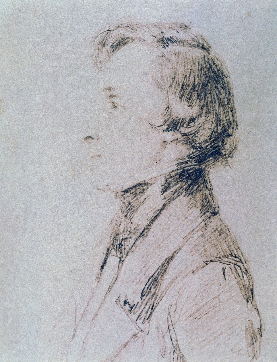 Porträtt av Frederic Chopin (Zelazowa Wola av Franz Xaver Winterhalter