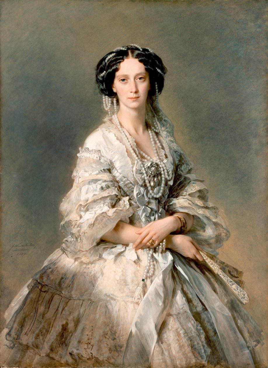 Porträtt av Maria Alexandrovna, 1857 av Franz Xaver Winterhalter