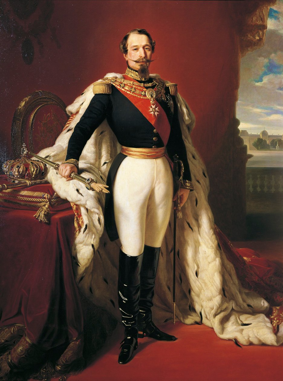 Porträtt av Napoleon III (Louis Napoleon Bonaparte), ca 1852 (olja på duk) av Franz Xaver Winterhalter