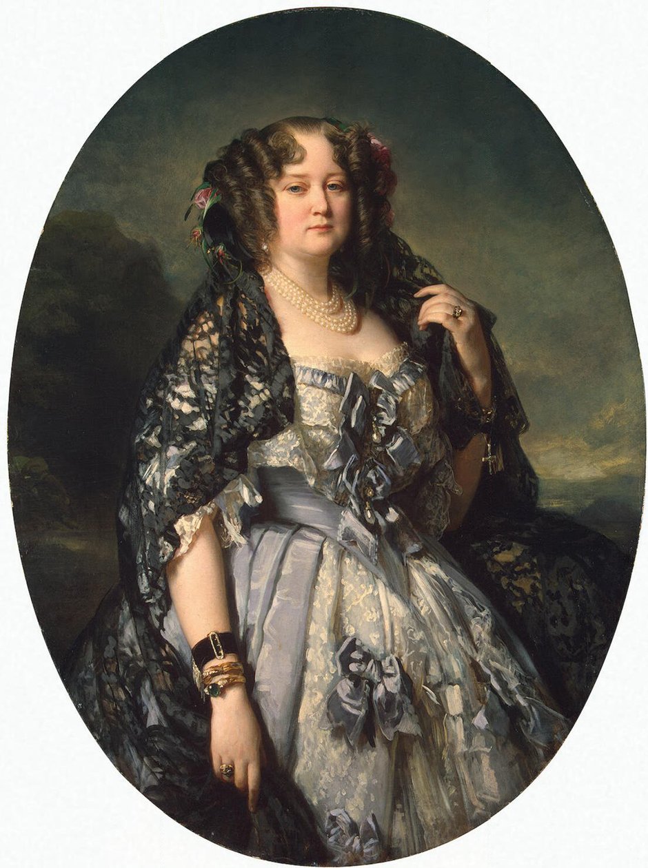 Porträtt av prinsessan Sophia Radziwill, 1864 av Franz Xaver Winterhalter