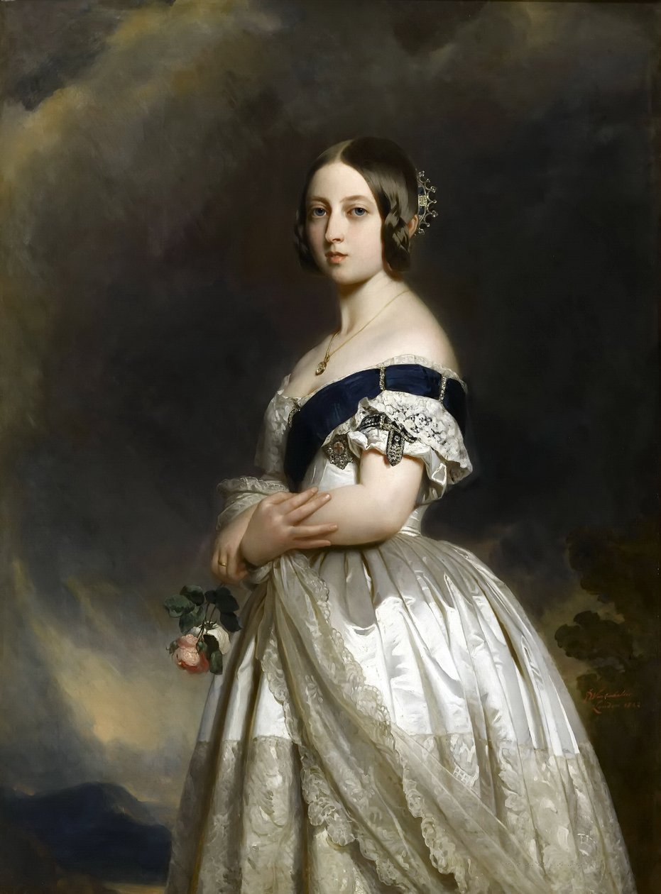 Porträtt av drottning Victoria av Franz Xaver Winterhalter