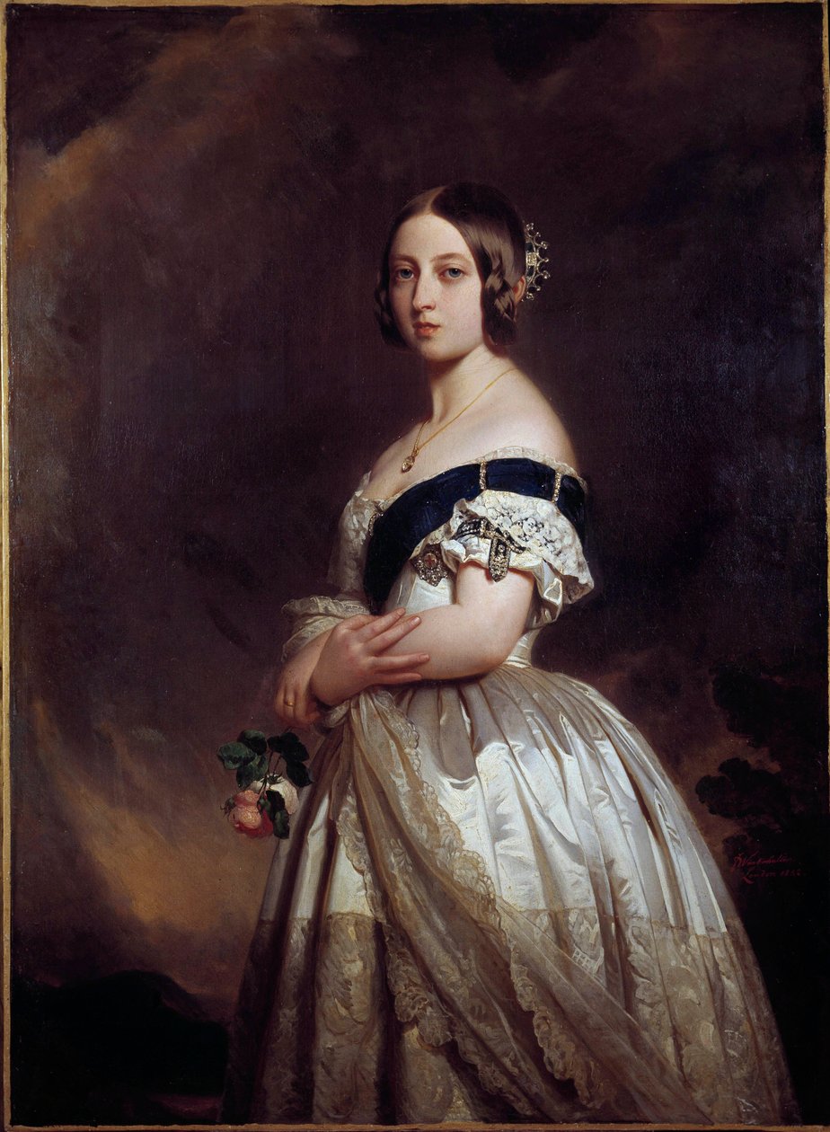 Porträtt av Victoria I, drottning av England av Franz Xaver Winterhalter