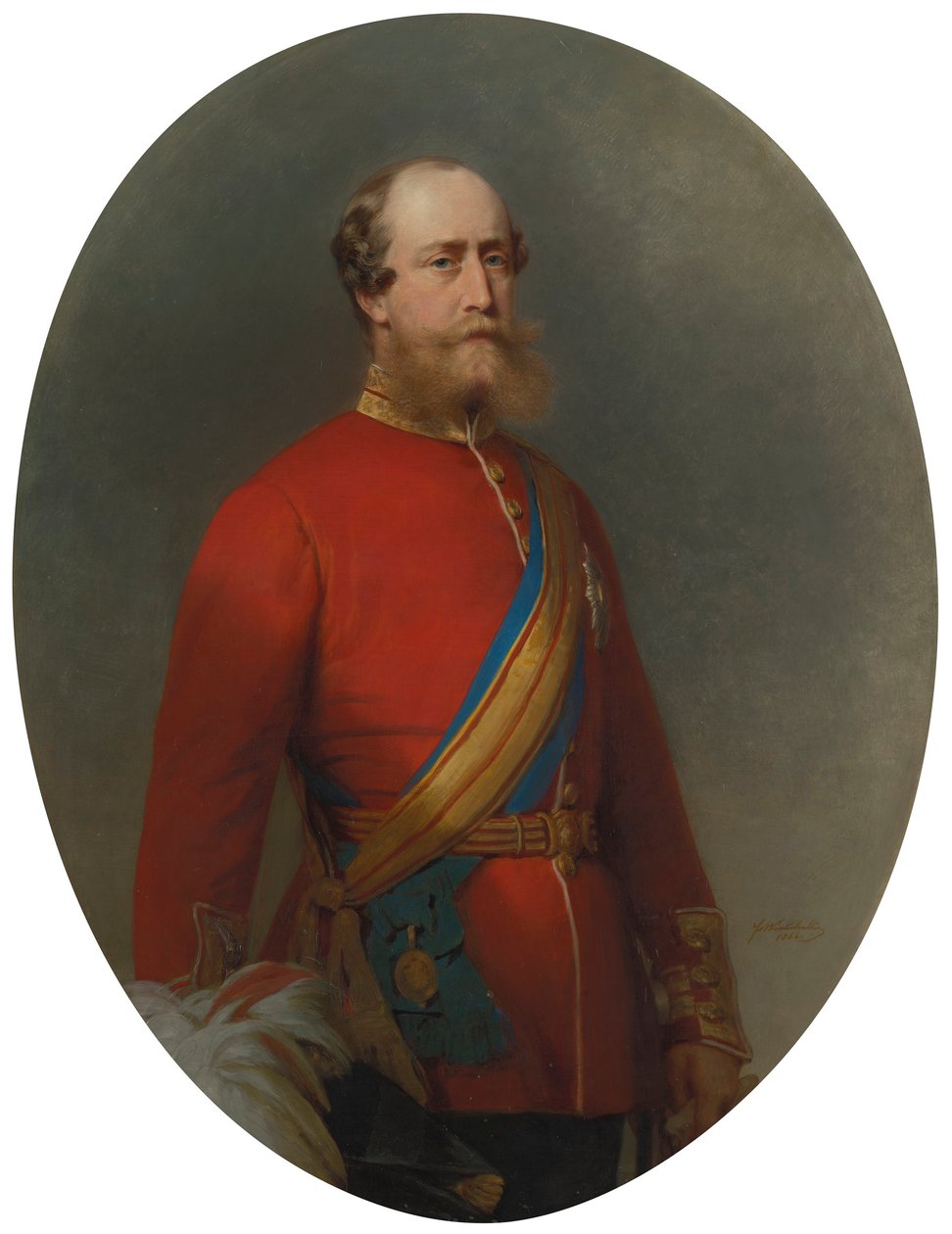 Prins Christian av Schleswig-Holstein (1831-1917) av Franz Xaver Winterhalter
