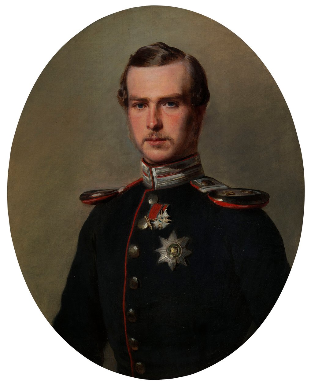 Prins Ludvig av Hessen, sedermera storhertig Ludvig IV av Hessen (1837-1892) av Franz Xaver Winterhalter