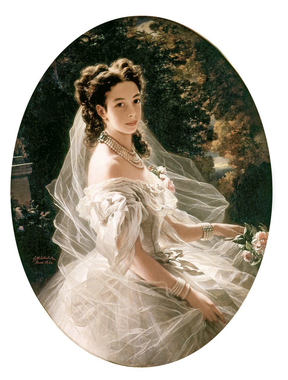 Prinsessan Pauline av Metternich, 1860 av Franz Xaver Winterhalter