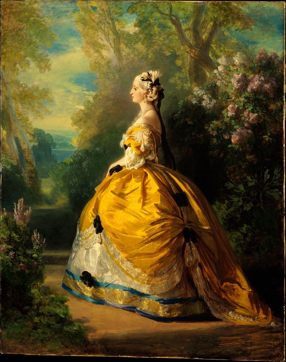 Kejsarinnan Eugénie (Eugénie de Montijo, 1826-1920, Condesa de Teba) av Franz Xaver Winterhalter