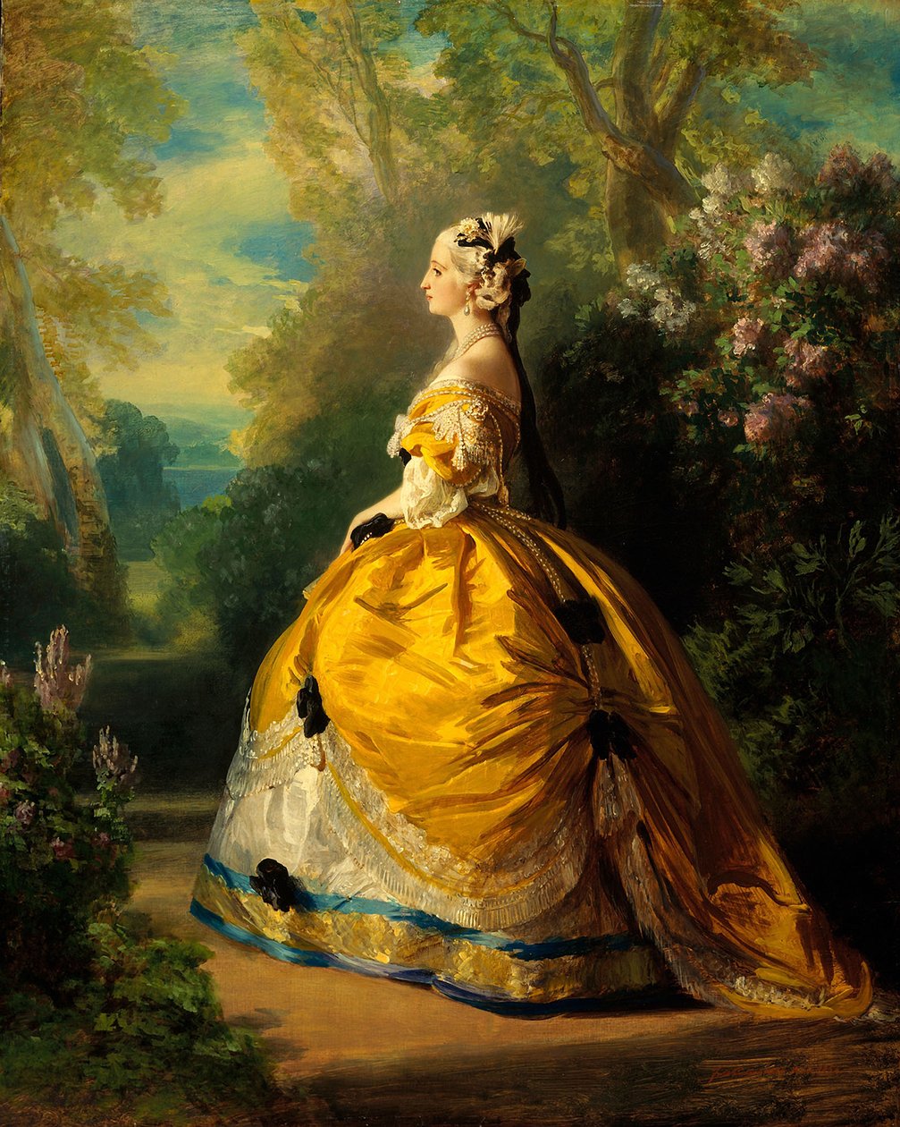 Kejsarinnan Eugenie av Franz Xaver Winterhalter