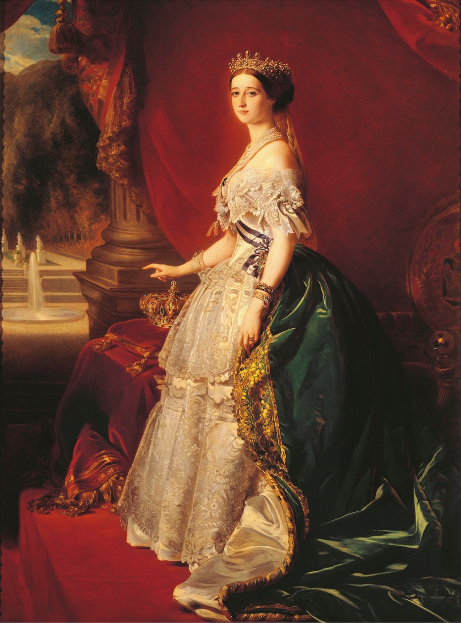 Kejsarinnan Eugenie, ca 1852 (olja på duk) av Franz Xaver Winterhalter