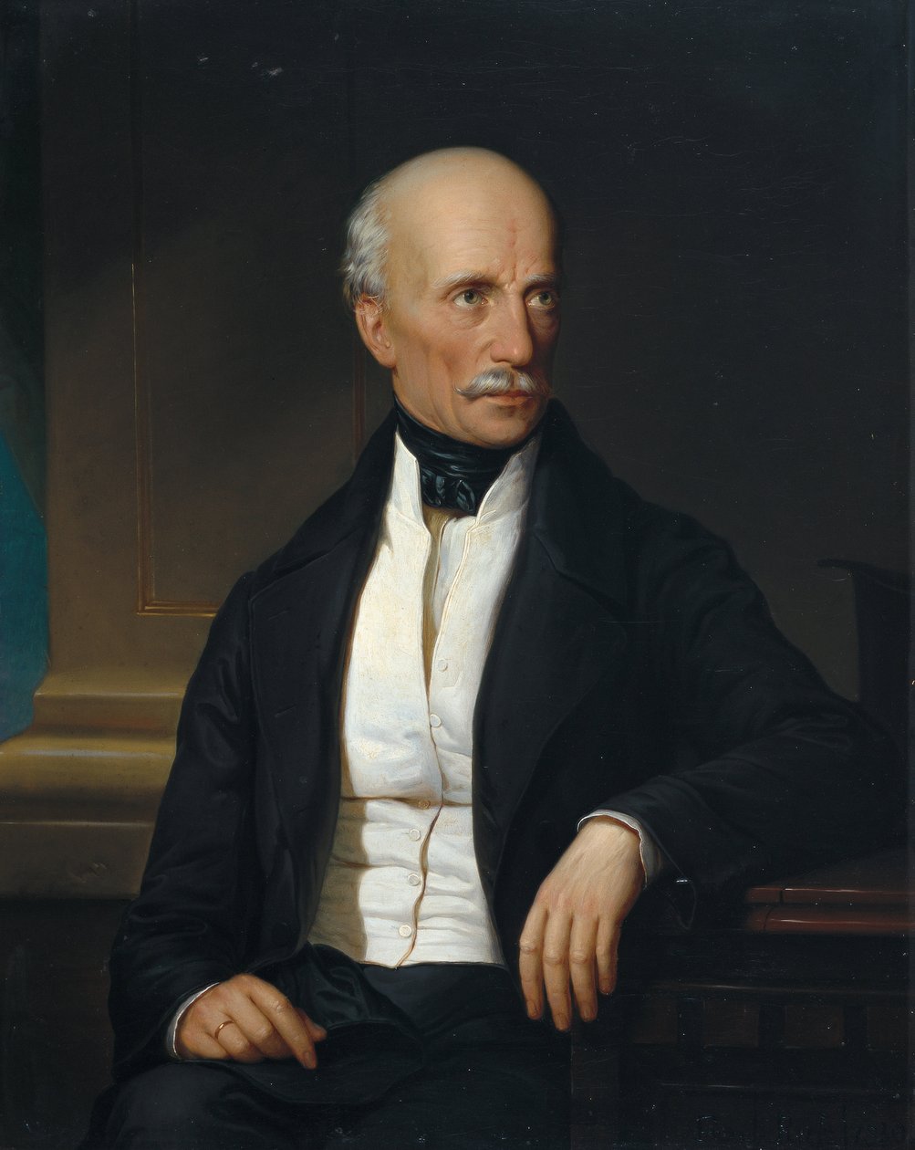 Porträtt av ärkehertig John av Österrike (1782-1859), av Russ, Franz, den äldre (1817-1892). Olja på duk av Franz the Elder Russ