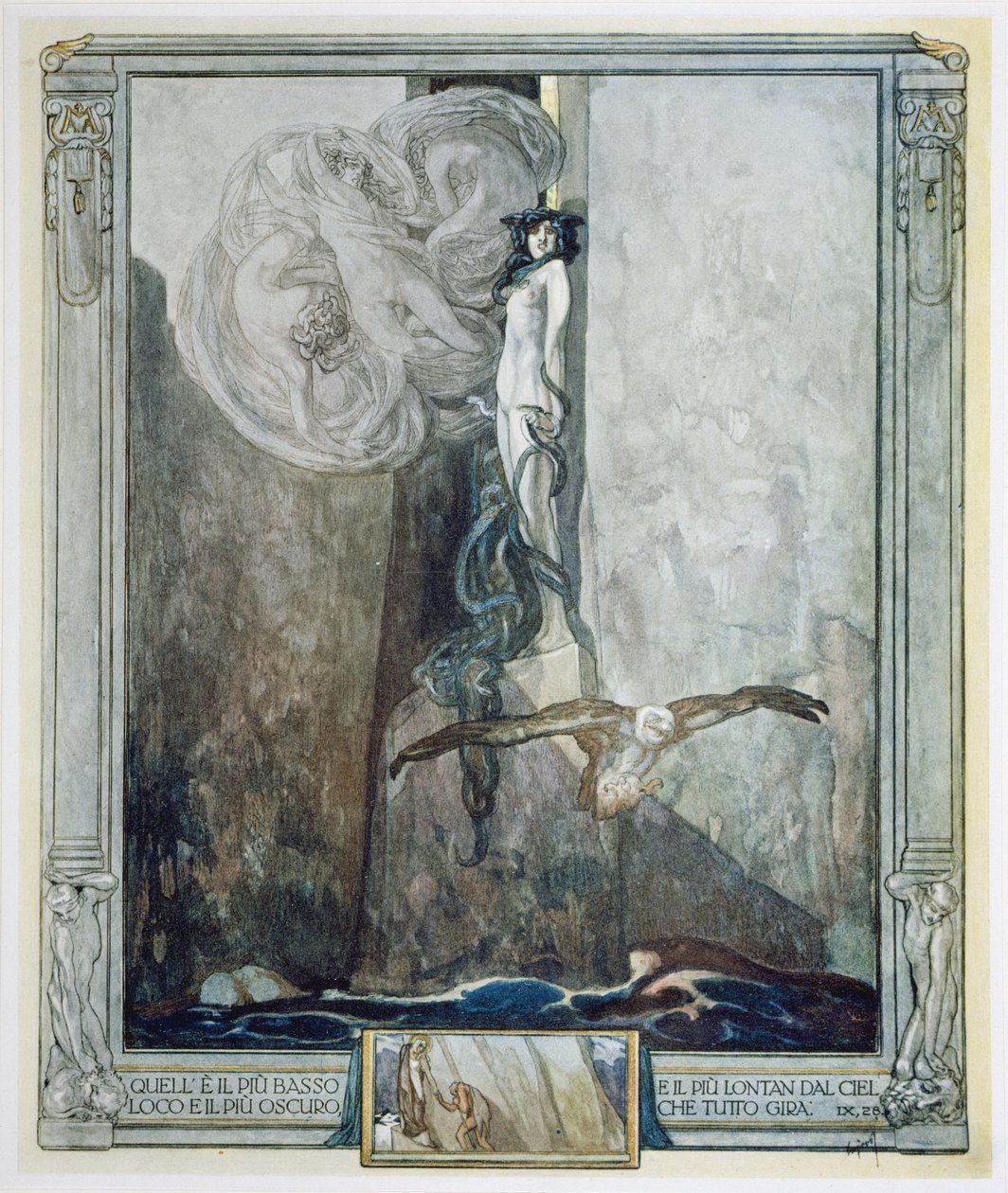 Illustration från Dantes 