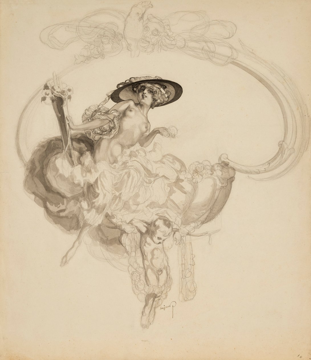 Bayros Franz von - Venus triumphans av Franz von Bayros