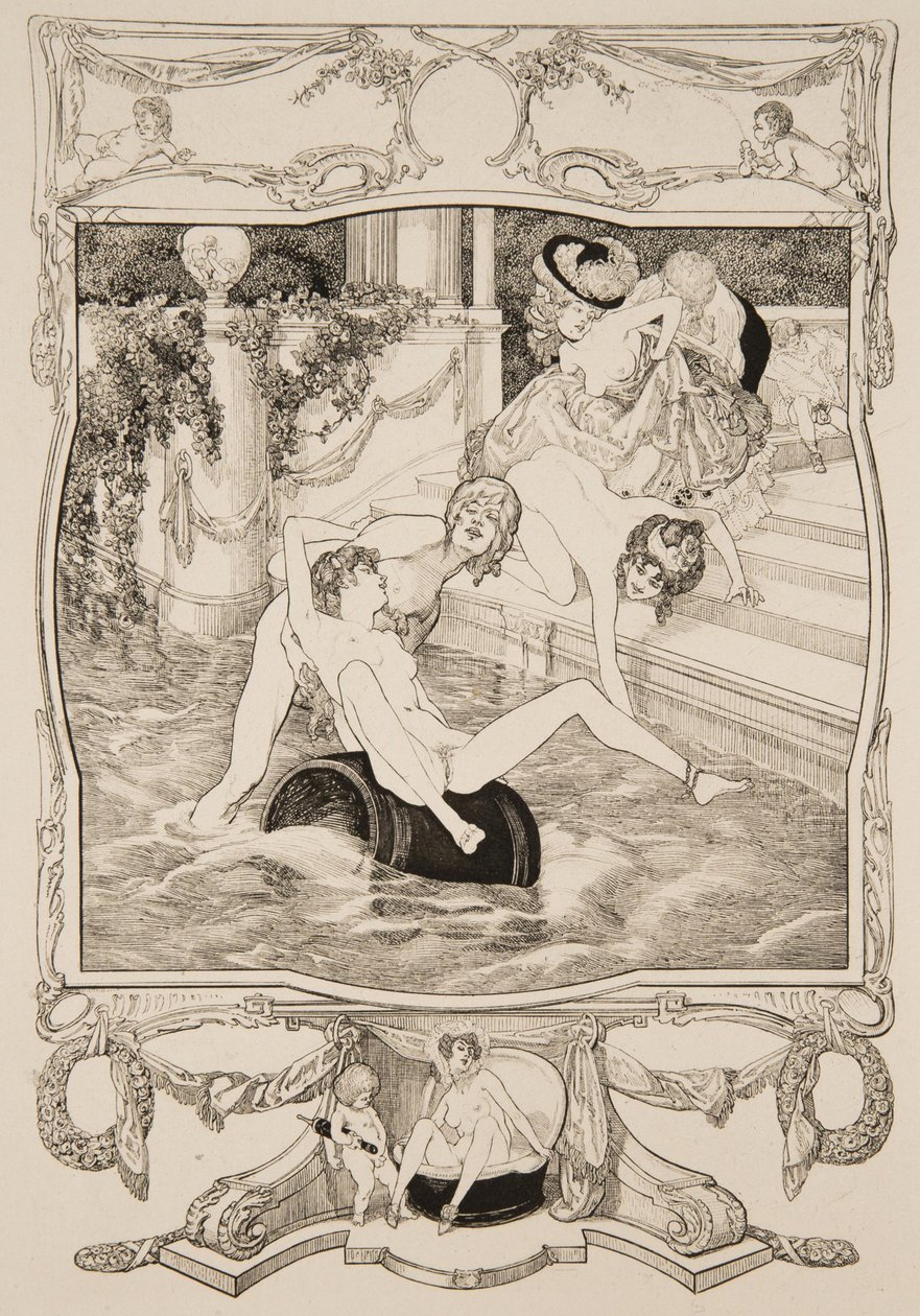 Samling av galanta och erotiska fantasier. av Franz von Bayros