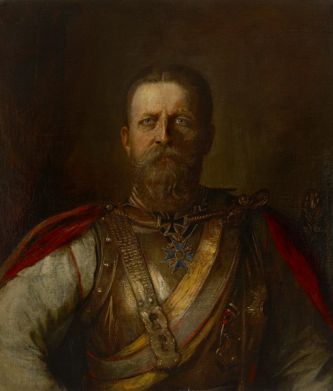 Kronprins Fredrik Vilhelm, senare Fredrik III, tysk kejsare och kung av Preussen av Franz von Lenbach