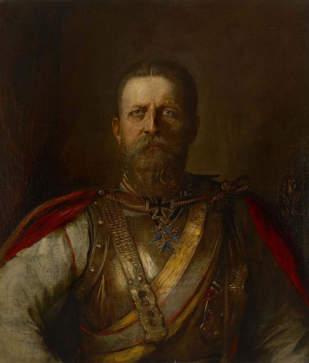 Kronprins Fredrik Vilhelm, senare Fredrik III, tysk kejsare och kung av Preussen av Franz von Lenbach
