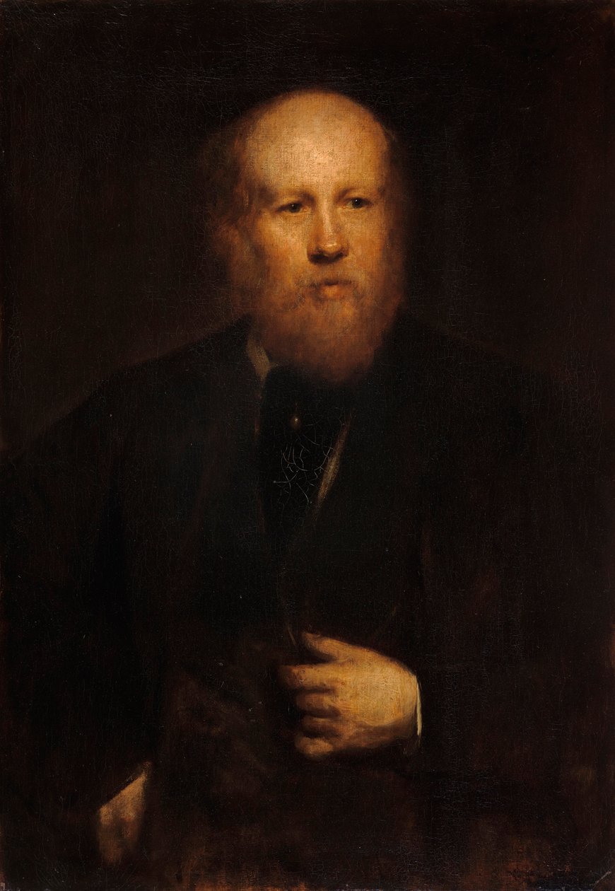 Kopparstickaren Conrad Geyer av Franz von Lenbach